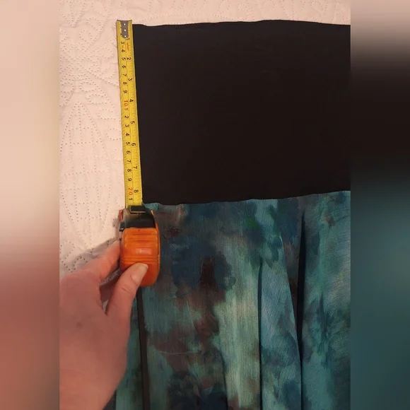 Chic Black and Teal Sun Dress By Red Coral - Picture 5 of 14